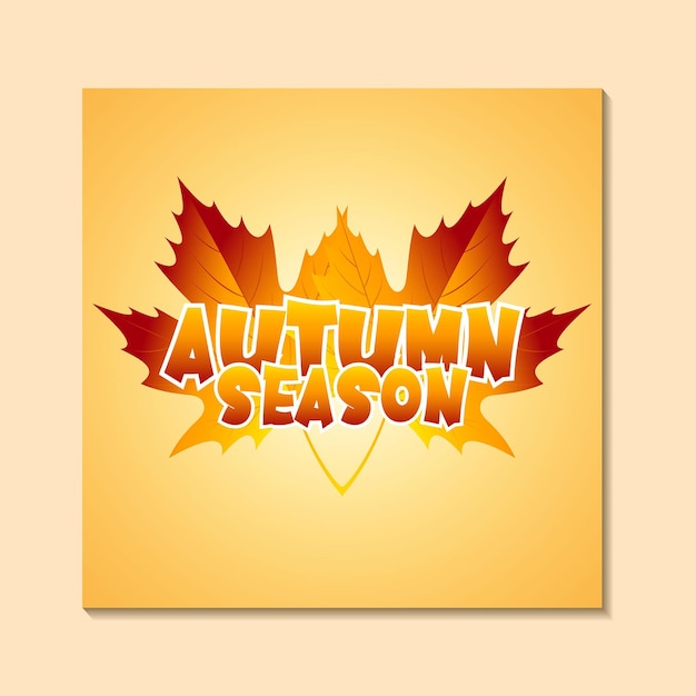 Design von textbeiträgen für die herbstsaison