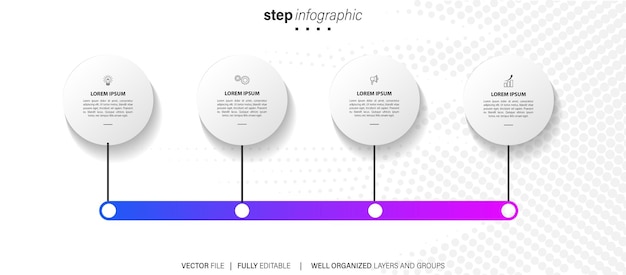 Design von Vektor-Infografik-Elementen