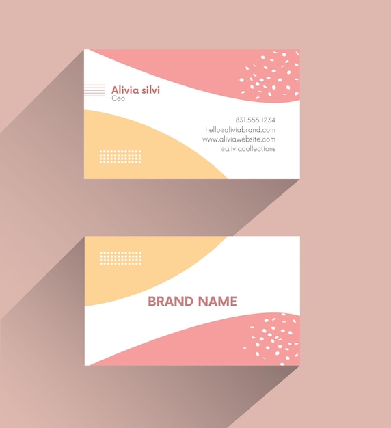 Design von Visitenkarten