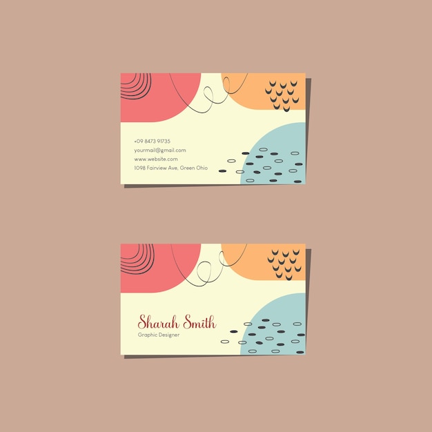 Design von Visitenkarten