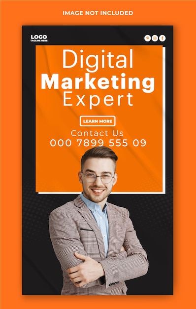 Design von Vorlagen für digitale Marketinggeschichten