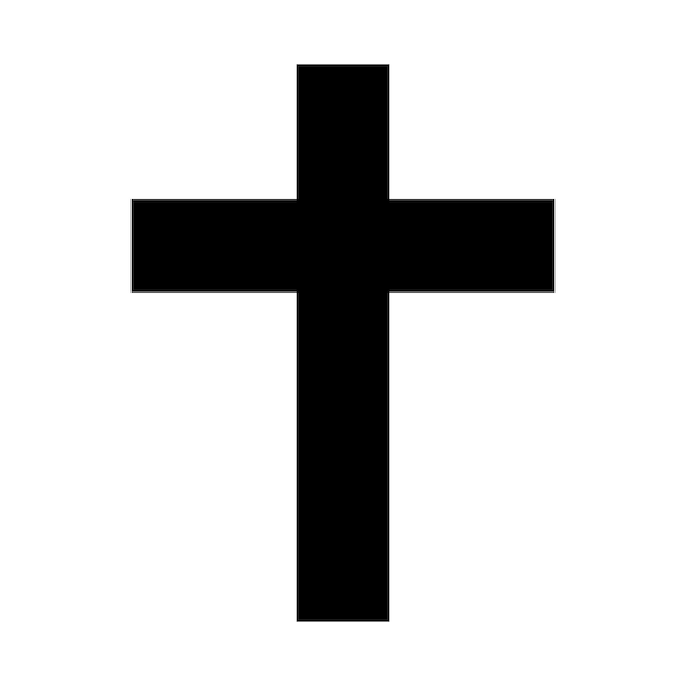 Design-Vorlage für christliches Kreuz-Symbol-Logo-Vektor