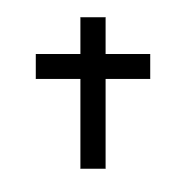 Design-vorlage für christliches kreuz-symbol-logo-vektor