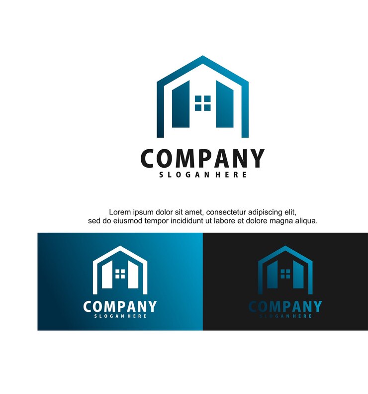 Design-Vorlage für das Logo von Home-Haus-Immobilien