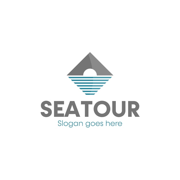 Design-vorlage für das sea tour-logo