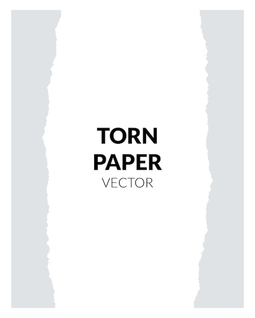 Vektor design zerrissener papiervektor