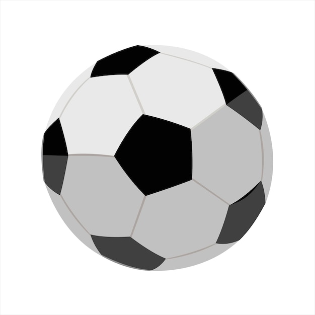 Designgrafik 2d HD des Fußball-Sport-Eigentumswerkzeugs flache