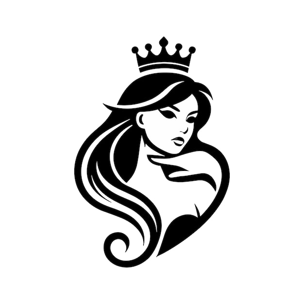 Designvektor für das Logo eines Friseursalons