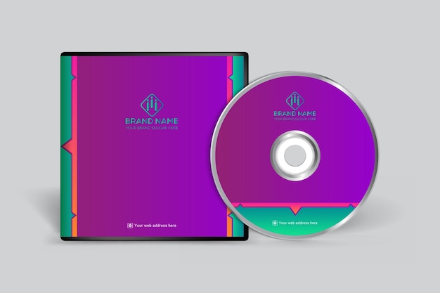 Vektor designvorlage für cd-cover