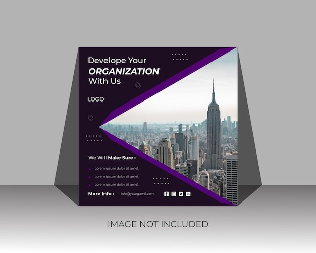 Designvorlage für Corporate Business-Social-Media-Banner