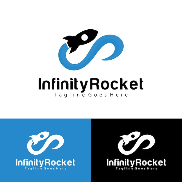 Designvorlage für das infinity rocket-logo