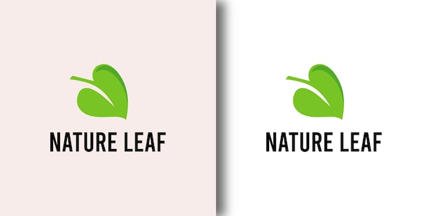 Designvorlage für das logo des good nature leaf-restaurants