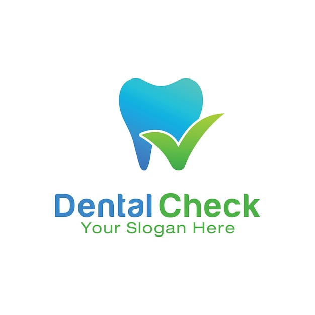 Designvorlage für das logo von dental check