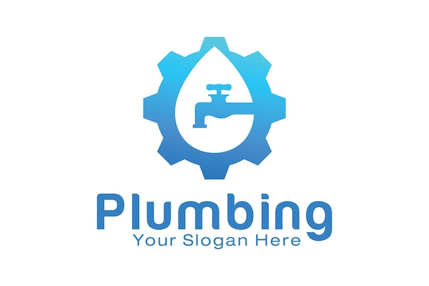 Designvorlage für das logo von gear plumbing