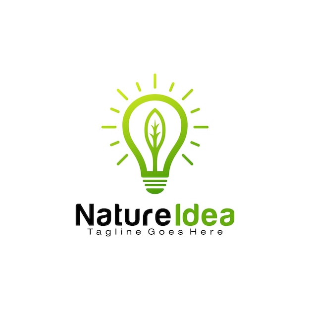 Designvorlage für das Logo von Nature Idea