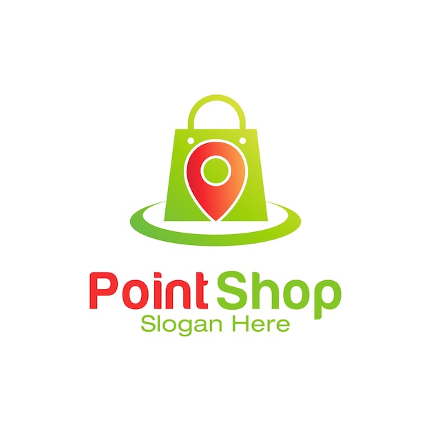 Designvorlage für das point shop-logo