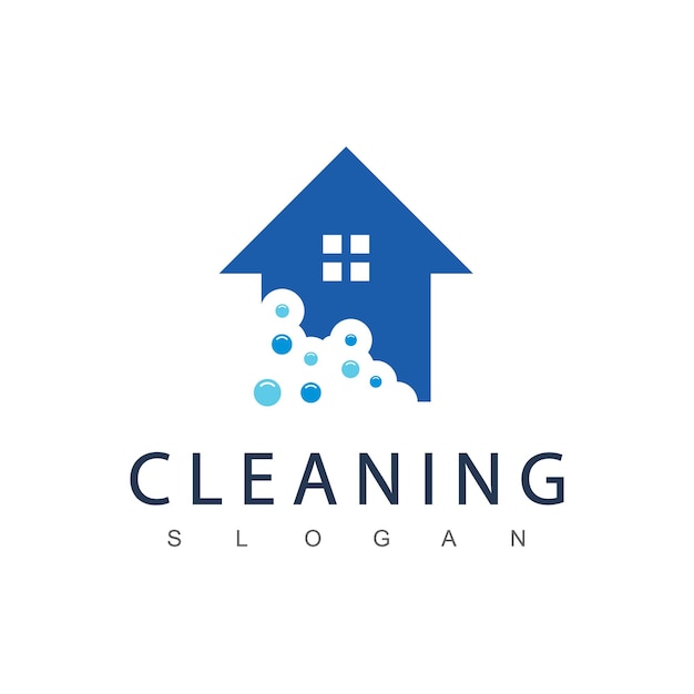 Designvorlage für das reinigungsservice-logo