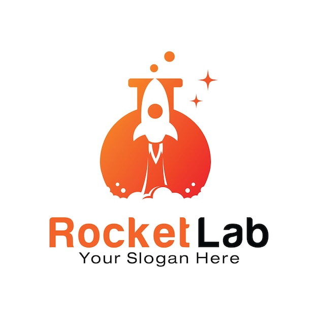 Designvorlage für das rocket lab-logo