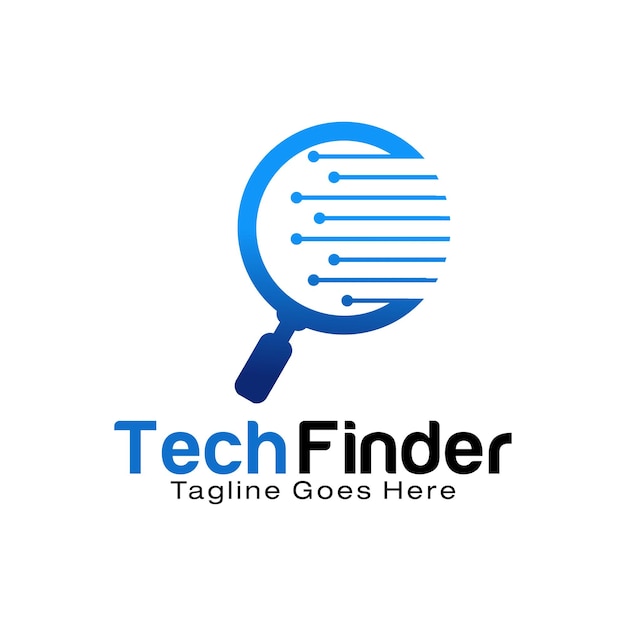 Designvorlage für das Technology Finder-Logo
