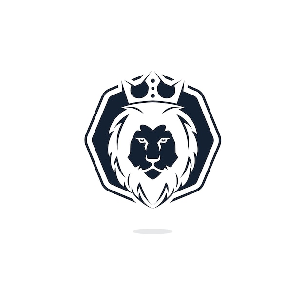 Designvorlage für das vektorlogo des könig der löwen
