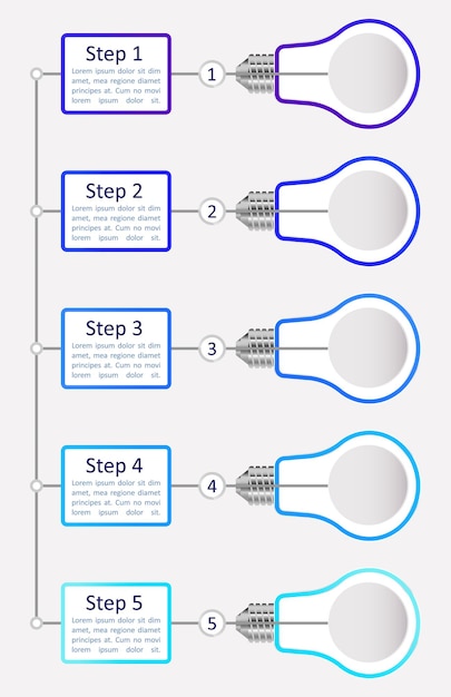 Designvorlage für infografik-diagramme für digitale innovationen