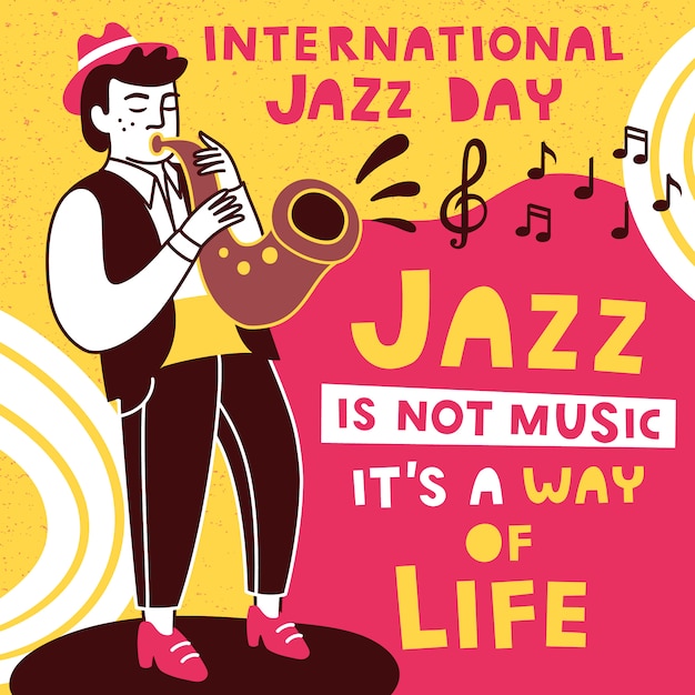 Designvorlage für internationale jazztage.