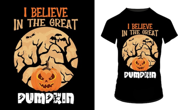 Designvorlagen für halloween-t-shirts