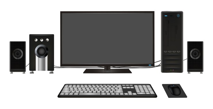 Vektor desktop-pc-set