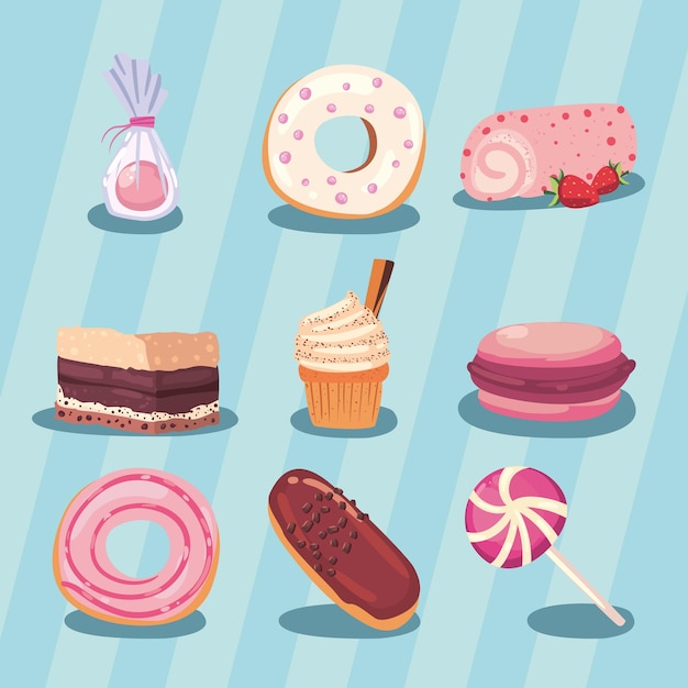 Desserts-icon-set