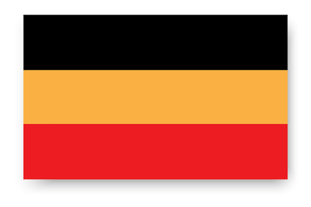 Vektor deutsche flagge nationalflagge grafikdesign vektor-illustration stock bild