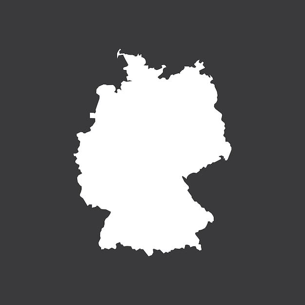 deutsche Karten-Ikonen-Vektor
