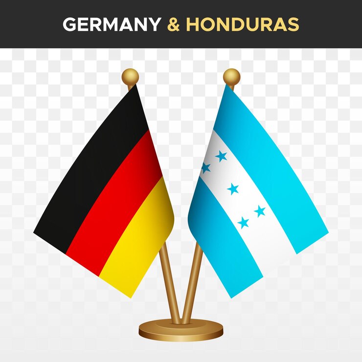 Vektor deutschland gegen honduras fahnen 3d standing desk fahne deutschland fahne