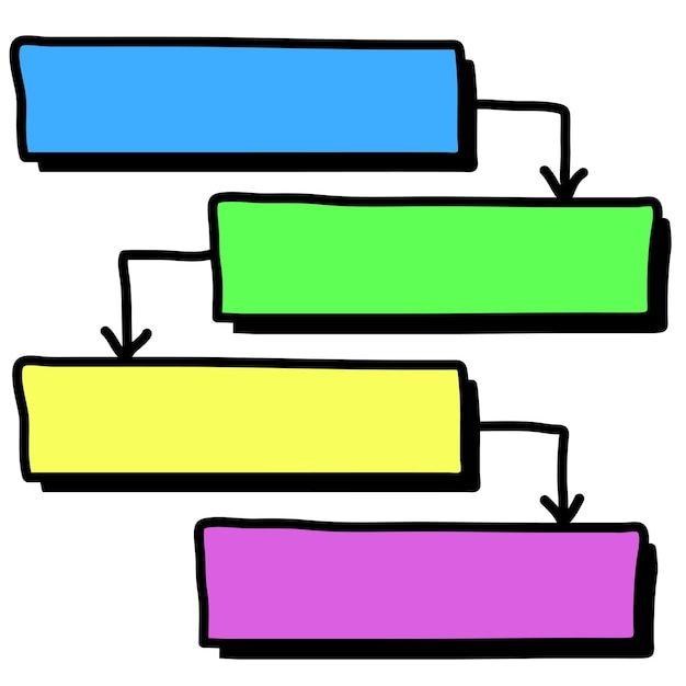 Vektor diagramm flowchart design und präsentation diagrammelement