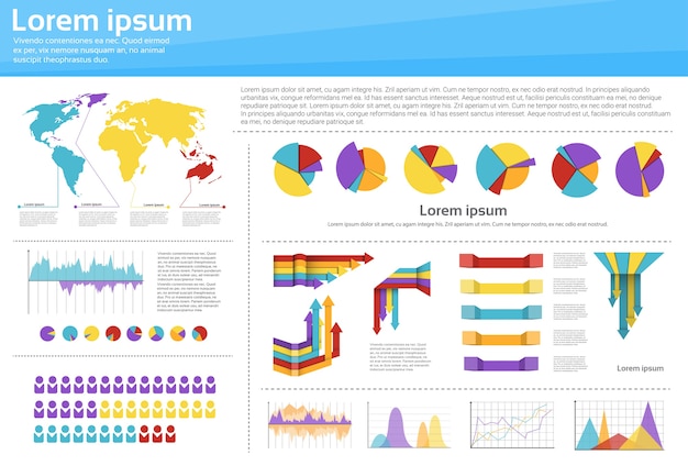 Diagramm-gesetztes finanzdiagramm infographic-ikone