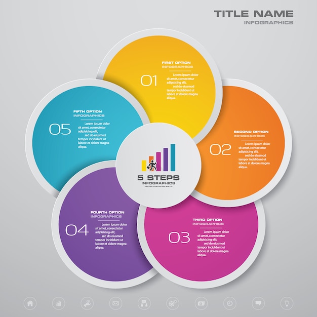 Diagramm-infografik