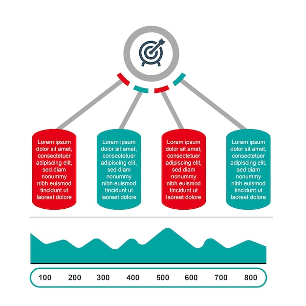 Vektor diagramm-infografik