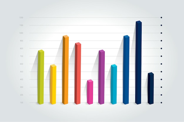 Diagramm-Säulendiagramm-Infografik-Element