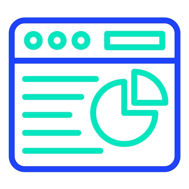 Diagramm-Vektor-Ikonen-Design-Illustration