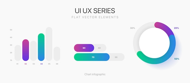 Diagrammoptionen statistik-infografik für präsentationen workflow-prozessdiagramm-flussdiagrammbericht