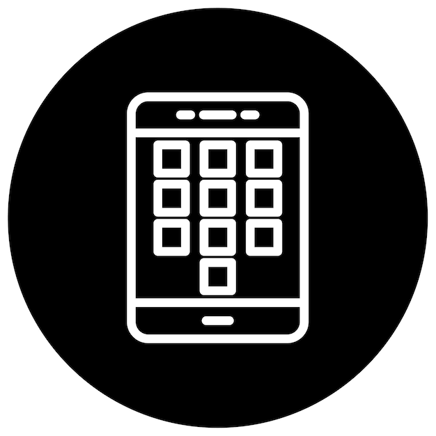 Dial Pad-Vektor-Bildgebung