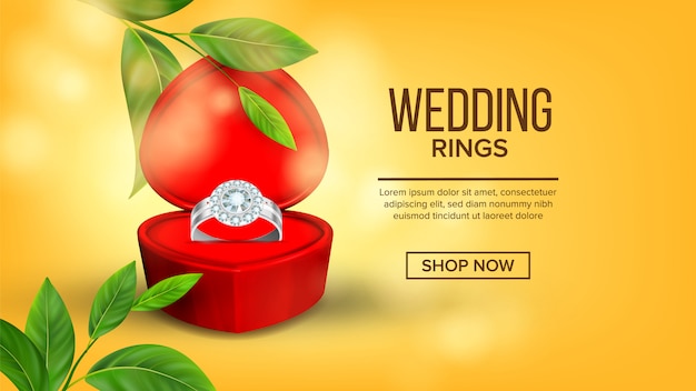 Diamant ehering in box landing page