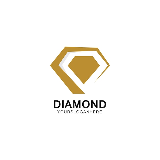 Diamant-logo-design-vorlage vektor-illustration