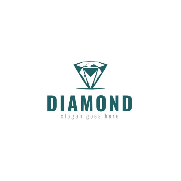 Diamant-vektor-logo-design