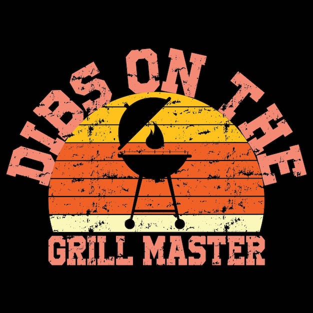 Vektor dibs auf the grill master