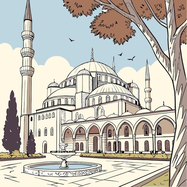 Die Blaue Moschee in Istanbul
