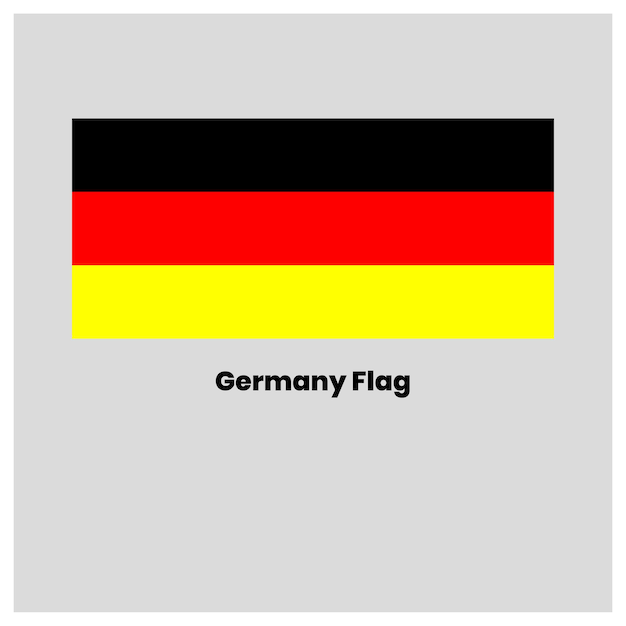 Die Deutschland-Flagge