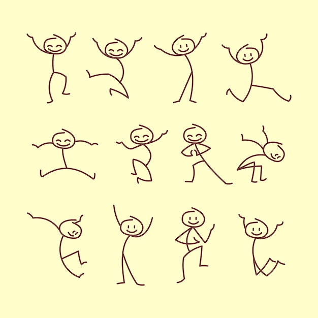 Die Figur des Stickman