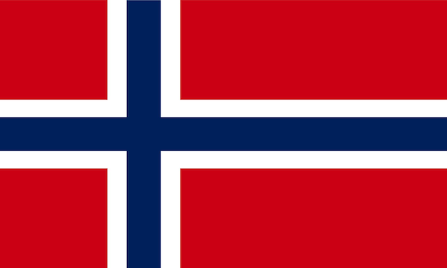Die Flagge Norwegens