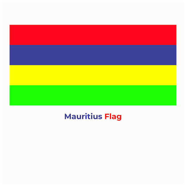 Die Mauritius-Flagge