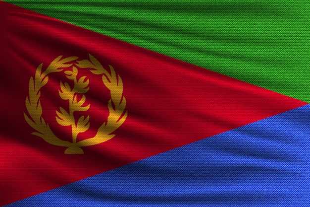 Vektor die nationalflagge von eritrea.